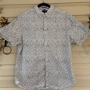 Denim & Flower Black and White Floral Shirt